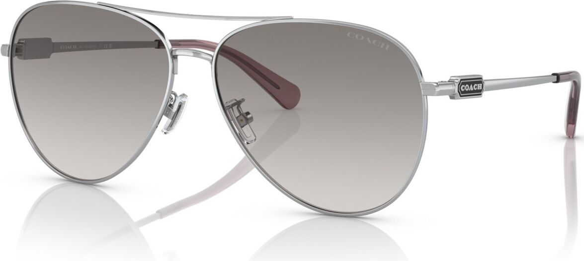 Coach Women's Sunglasses, HC7140 - Shiny Silver-Tone