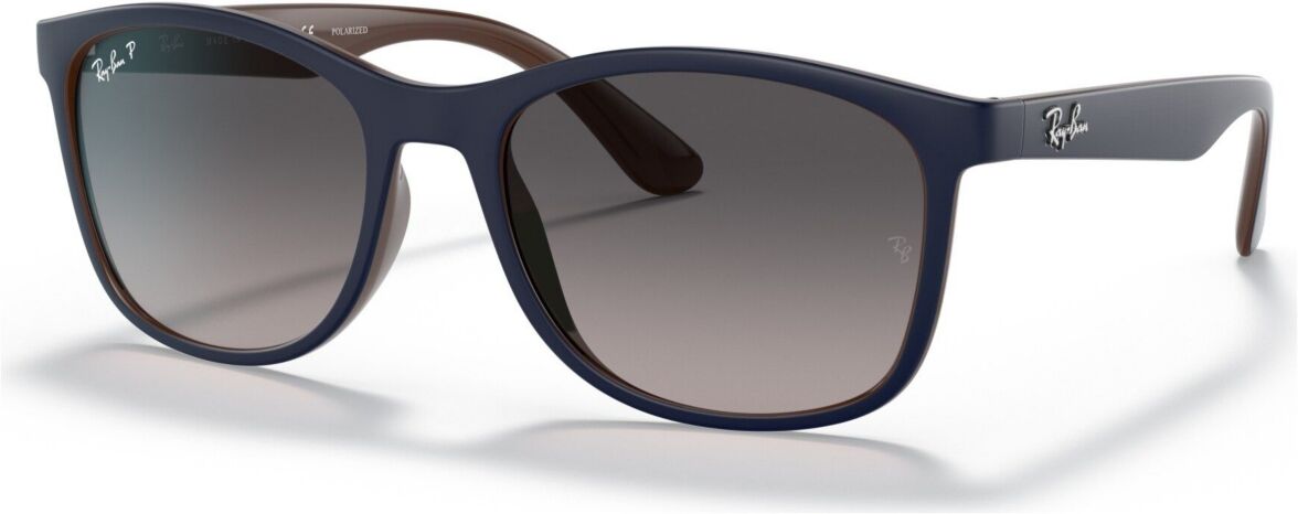 Ray-Ban Unisex Polarized Sunglasses, RB4374 56 - Blue on Brown