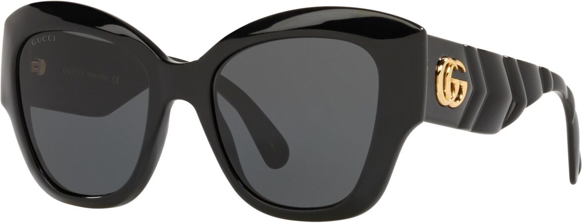 Gucci Unisex Sunglasses, GG0808S - Shiny Black