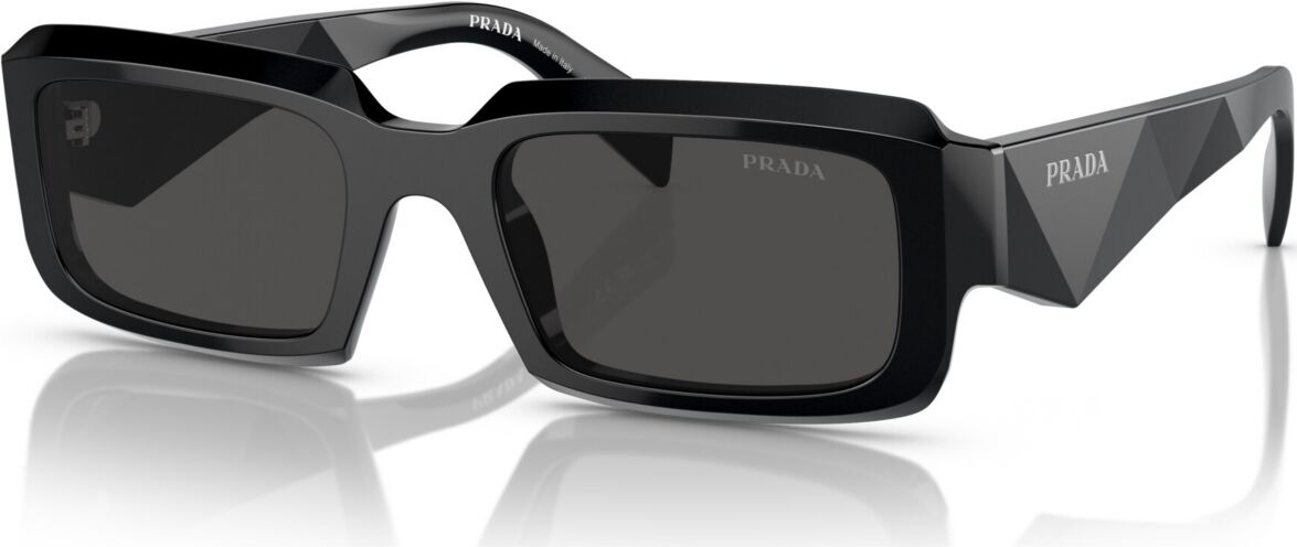 Prada Men's Low Bridge Fit Sunglasses, Pr 27ZSF - Black