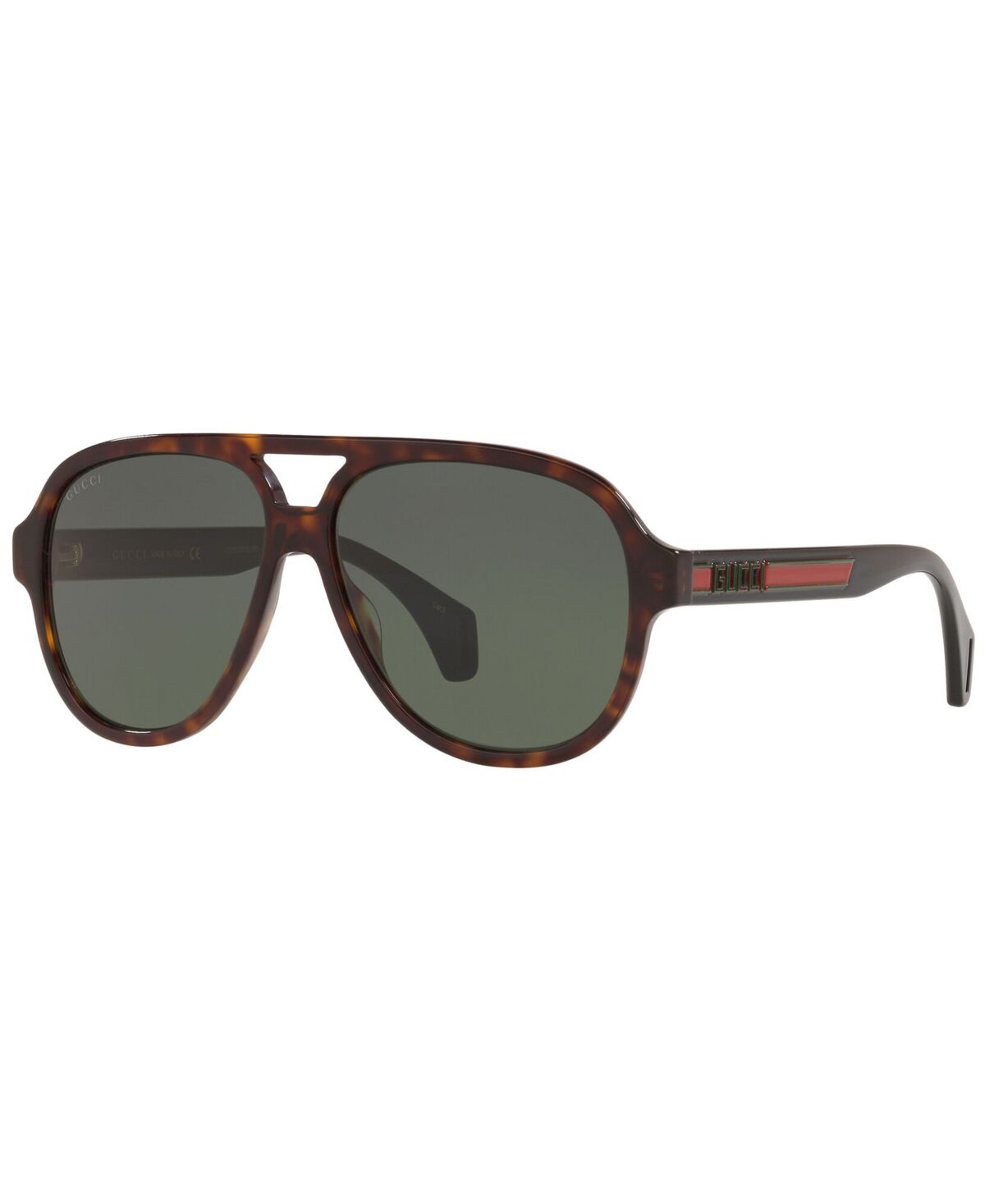 Gucci Sunglasses, GG0463S 58 - TORTOISE/GREEN