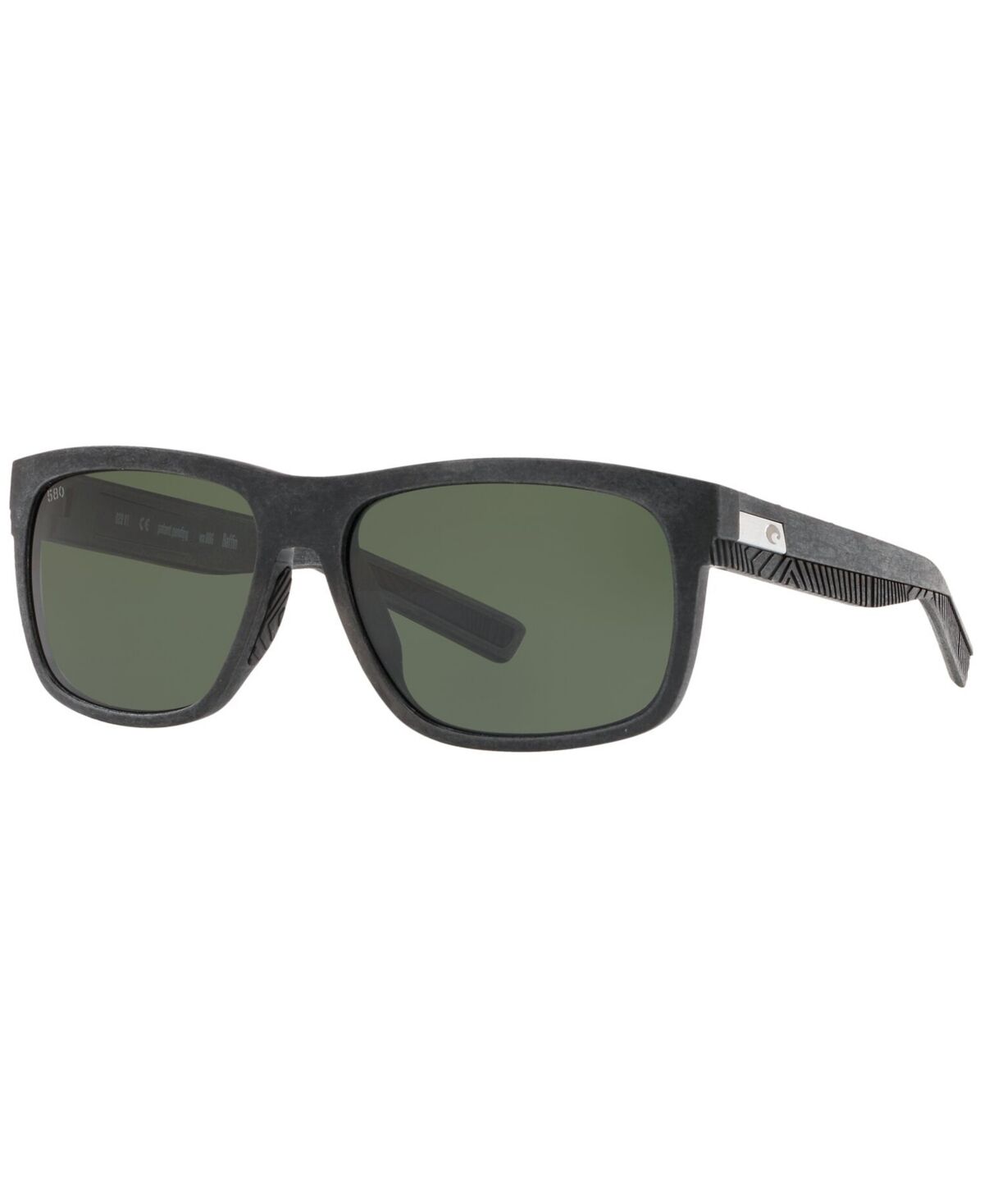Costa Del Mar Men's Polarized Sunglasses - BLACK/GREY