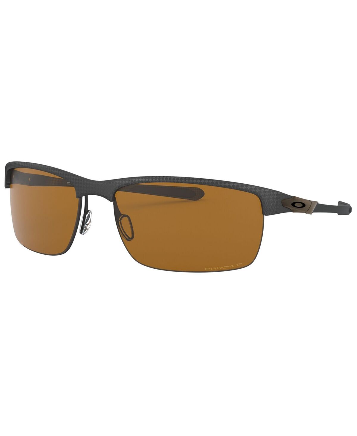 Oakley Carbon Blade Polarized Sunglasses, OO9174 66 - MATTE CARBON FIBER/PRIZM TUNGSTEN POLARI