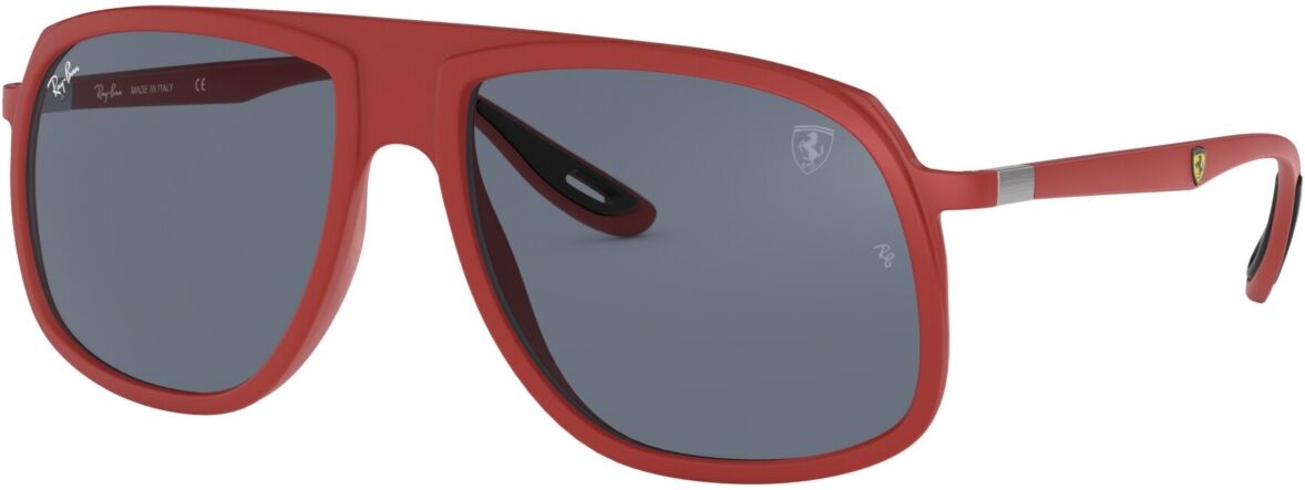 Ray-Ban Men's Sunglasses, RB4308M Scuderia Ferrari Collection 57 - Matte Red