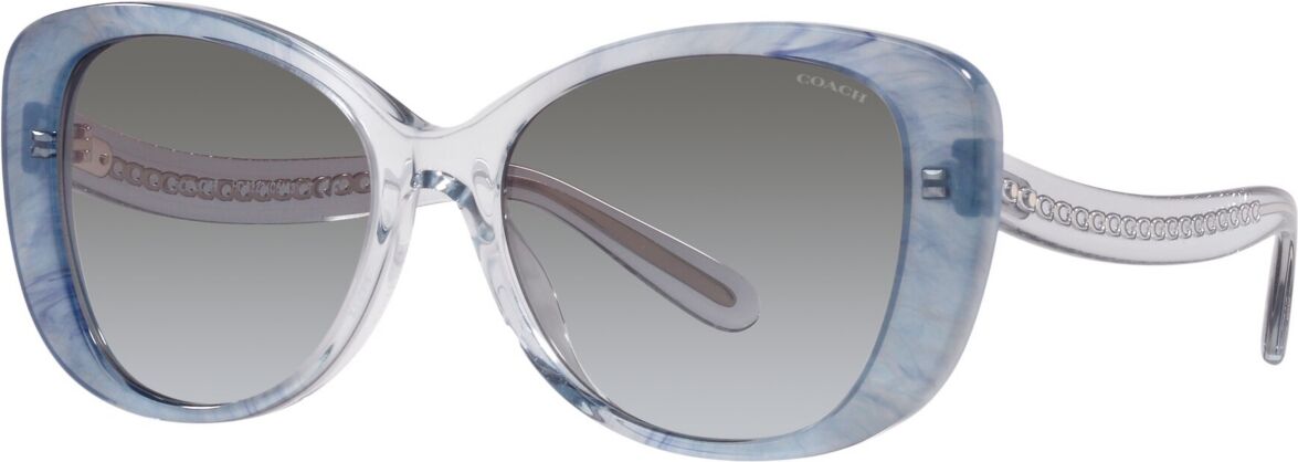 Coach Women's Sunglasses, HC8322 54 - Transparent Blue Ombre