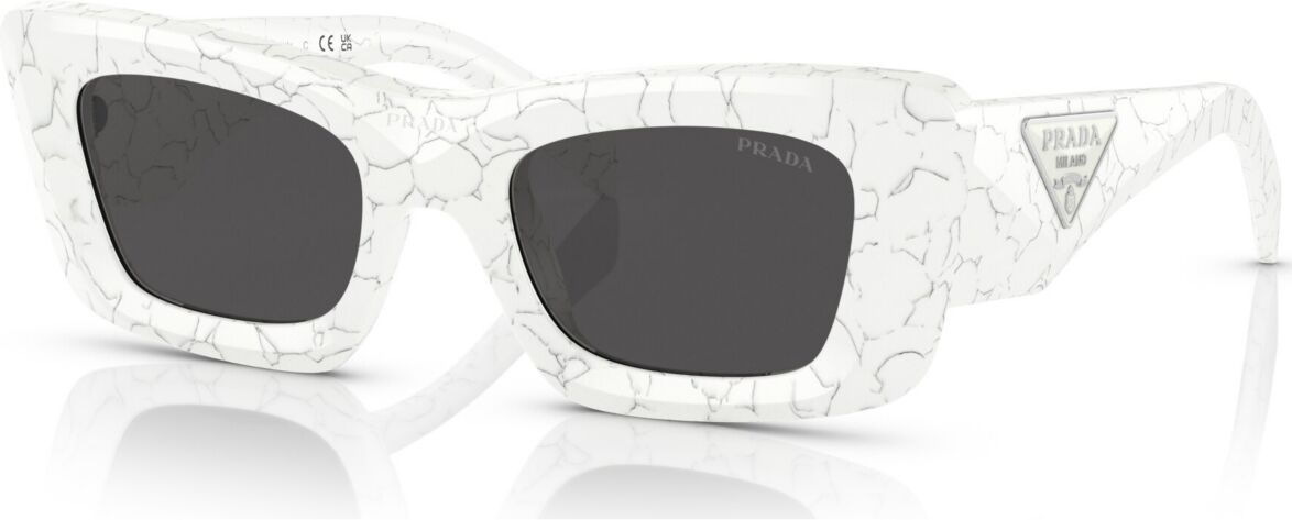 Prada Women's Sunglasses, Pr 13ZS - Matte White Marble