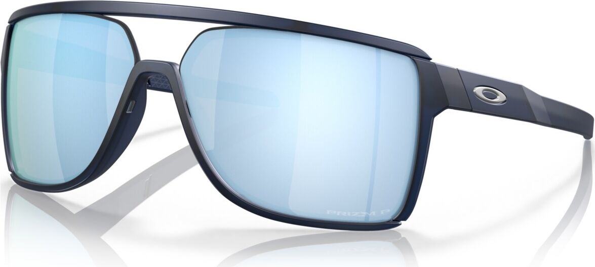 Oakley Men's Polarized Sunglasses, OO9147 - Matte Translucent Blue