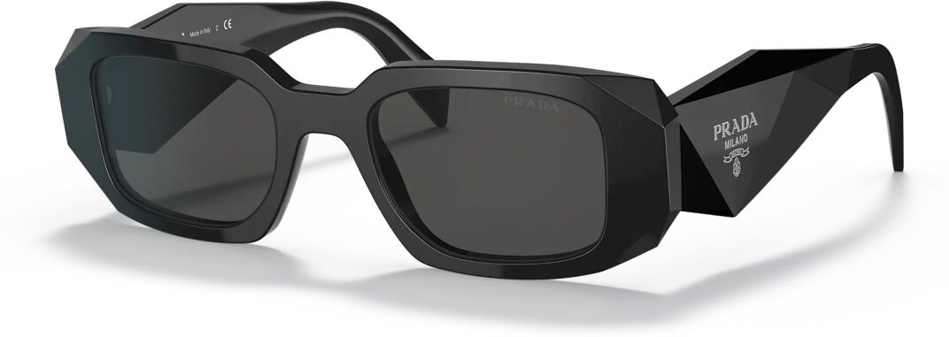 Prada Women's Low Bridge Fit Sunglasses, Pr 17WSF - Black