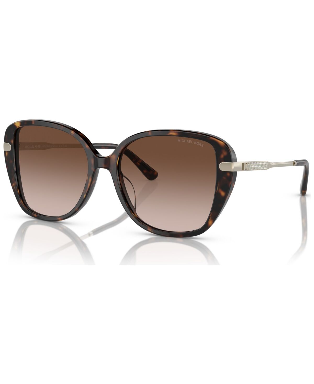 Michael Kors Women's Flatiron Sunglasses, MK2185BU56-y 56 - Dark Tortoise