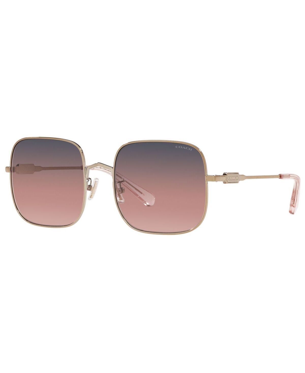 Coach Women's Sunglasses, HC7120 55 L1169 - ROSE GOLD/NAVY PINK PEACH GRADIENT