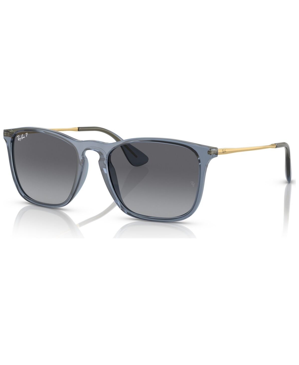 Ray-Ban Men's Polarized Sunglasses, RB418754-yp - Transparent Blue