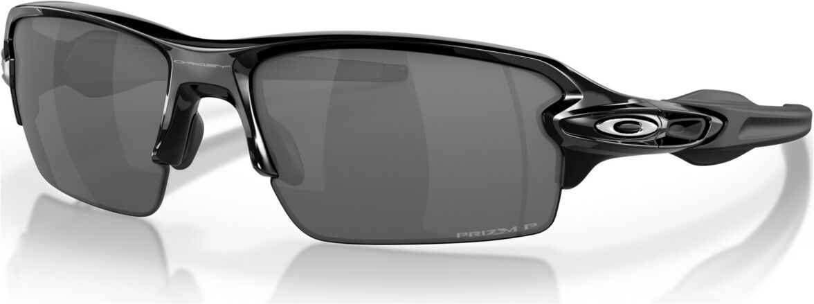 Oakley Men's Polarized Low Bridge Fit Sunglasses, OO9271 Flak 2.0 61 - Polished Black