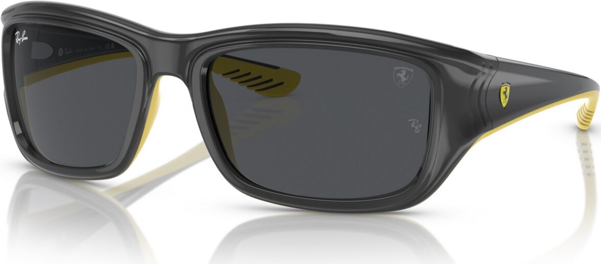 Ray-Ban Men's Sunglasses, RB4405M Scuderia Ferrari Collection - Gray on Yellow