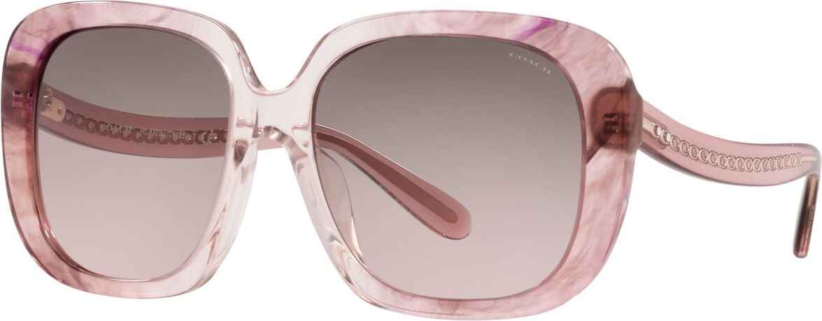 Coach Women's Sunglasses, HC8323U 56 - Transparent Pink Ombre