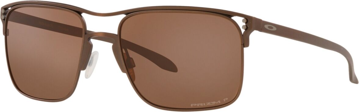 Oakley Men's Polarized Sunglasses, OO6048 Holbrook Ti 57 - Satin Toast