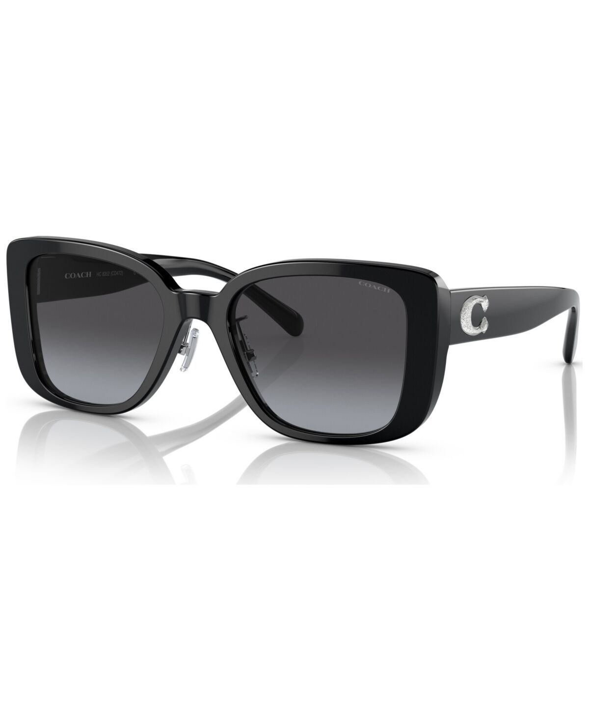 Coach Women's Sunglasses, HC8352 - Black