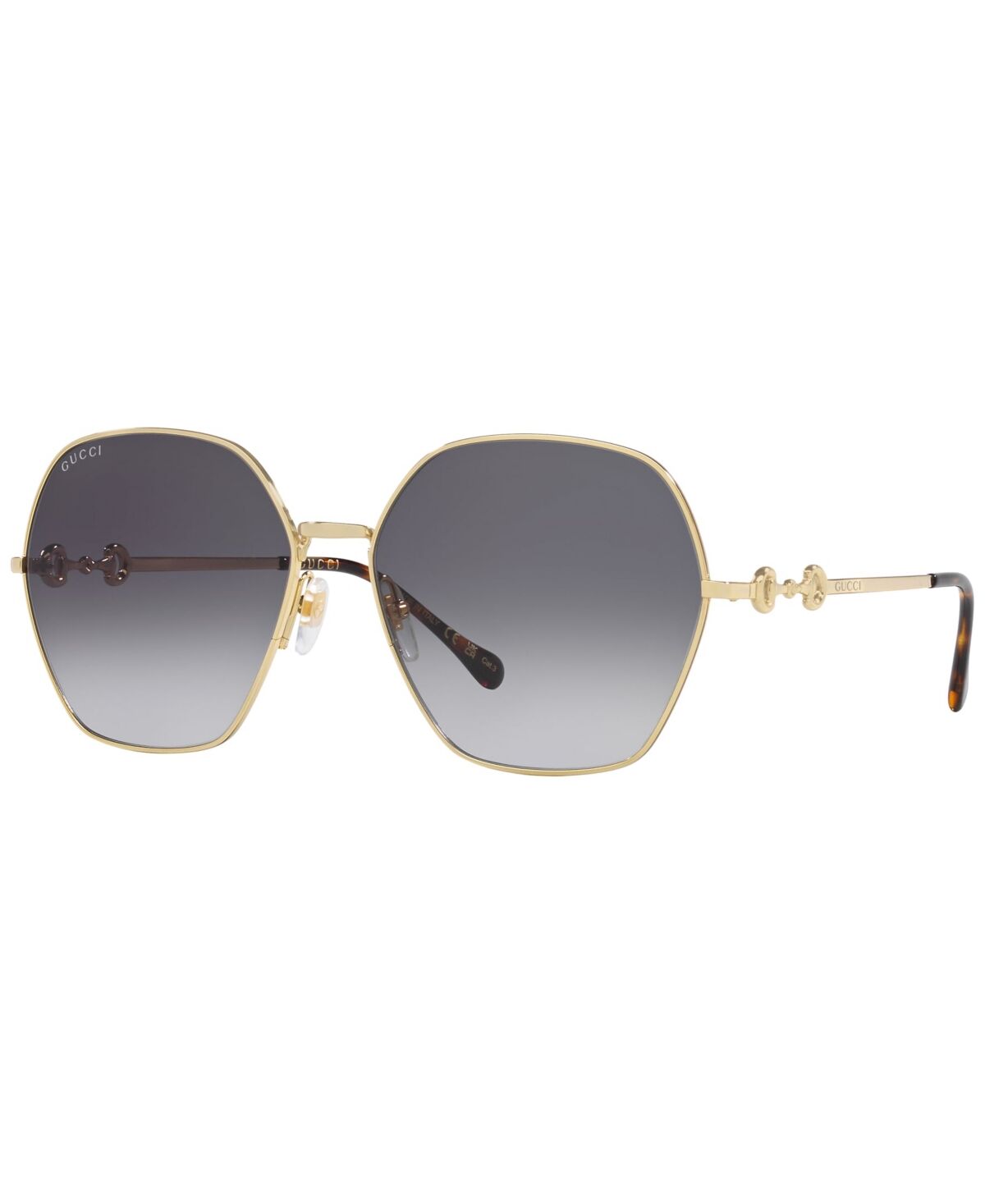 Gucci Women's GG1335S Sunglasses, Gradient GC002086 - Gold