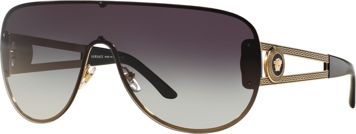 Versace Sunglasses, VE2166 - GOLD LIGHT/GREY GRADIENT