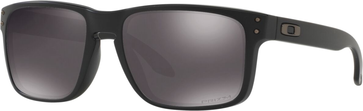 Oakley Men's Polarized Prizm Sunglasses, OO9102 Holbrook - BLACK/BLACK MIRROR POLARIZED