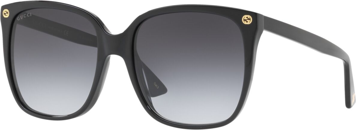 Gucci Sunglasses, GG0022S - BLACK/GREY GRADIENT