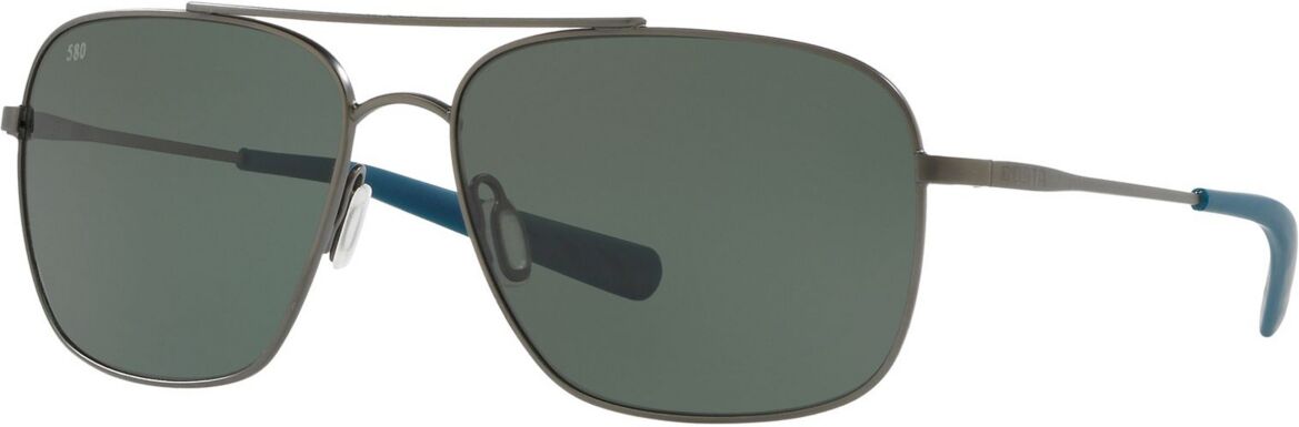 Costa Del Mar Polarized Sunglasses, Blackfinp - GUNMETAL/ GREY POLAR