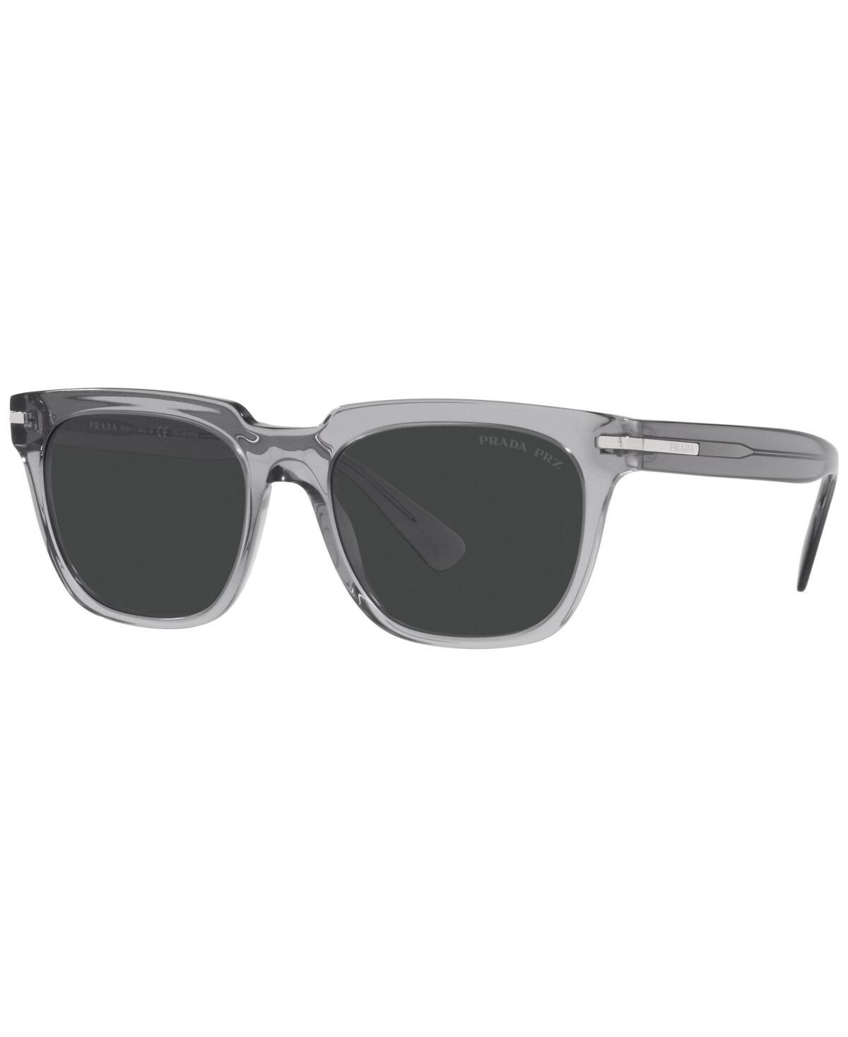 Prada Men's Polarized Sunglasses, Pr 04YS 56 - Transparent Gray
