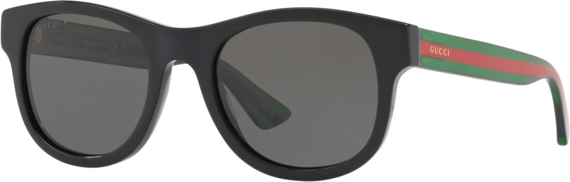 Gucci Men's Polarized Sunglasses, GG0003SN 52 - Black