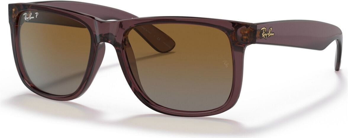 Ray-Ban Polarized Sunglasses, RB4165 Justin Gradient - Transparent Dark Brown