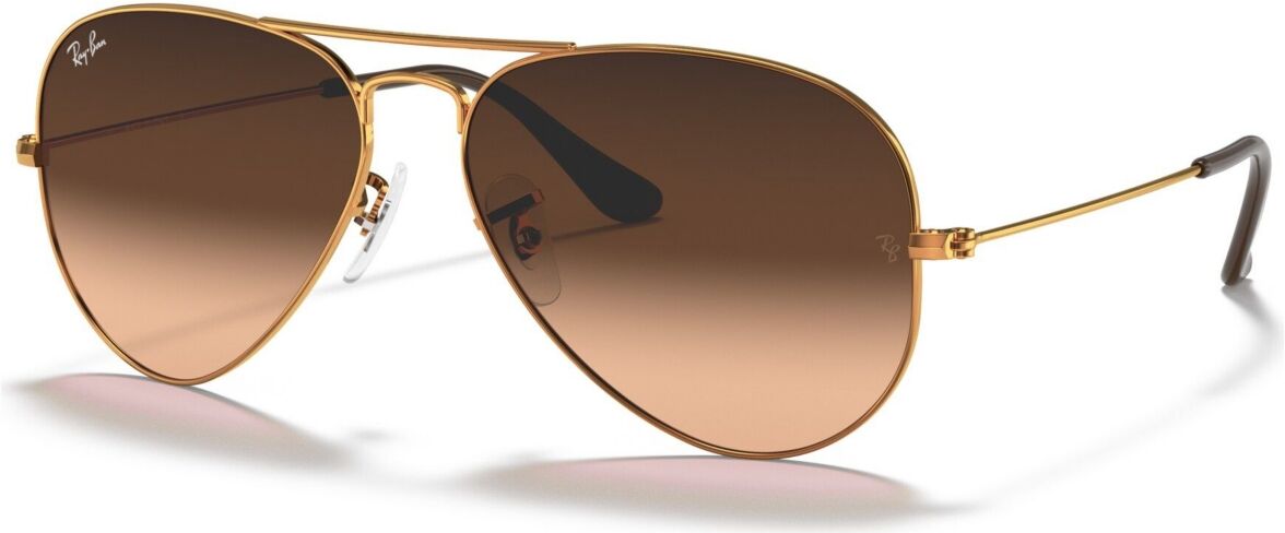 Ray-Ban Unisex Sunglasses, RB3025 Aviator Gradient - Bronze Shiny/Pink Gradient