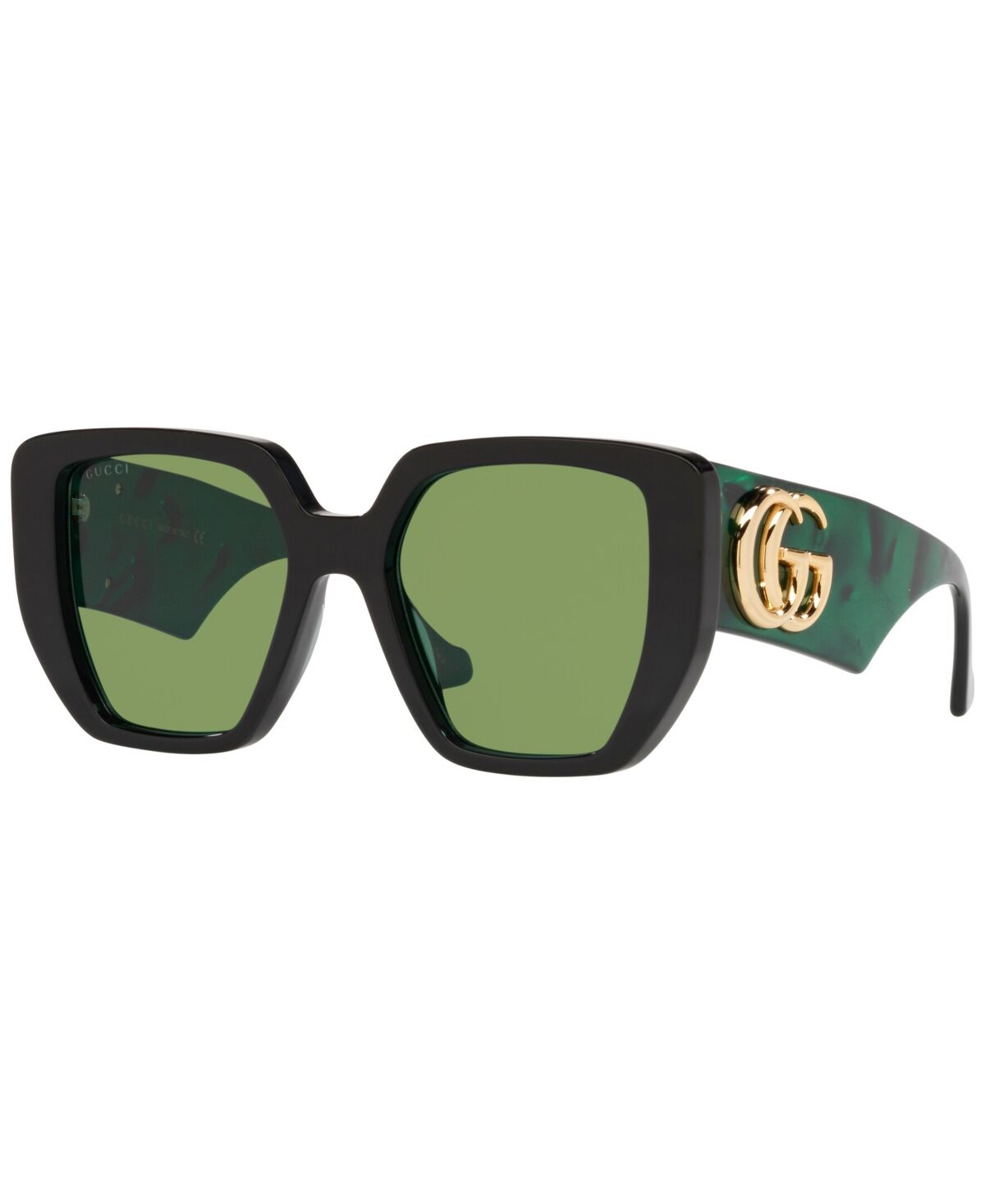 Gucci Women's Sunglasses, GC001595 - Black/Green Solid