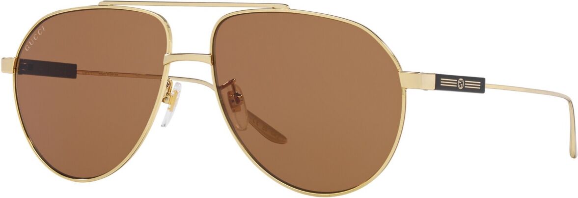 Gucci Men's GG1311S Sunglasses GC002073 - Gold, Brown