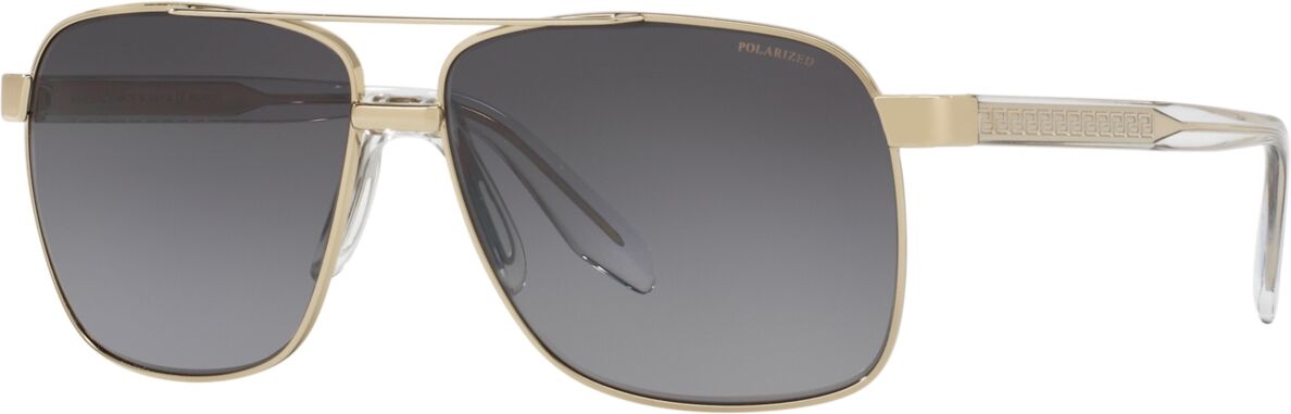 Versace Polarized Sunglasses, VE2174 - GOLD/GREY GRADIENT POLAR