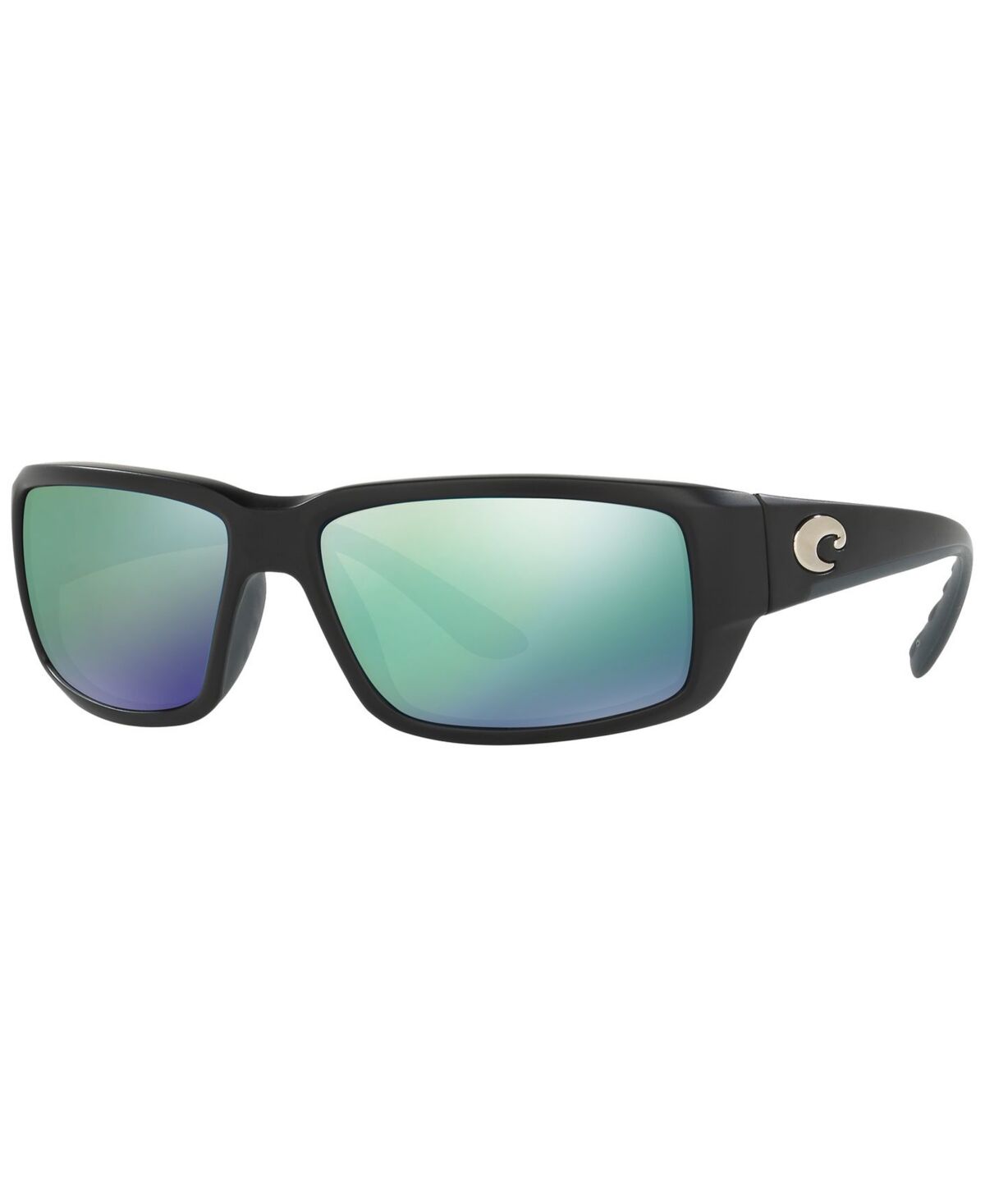 Costa Del Mar Men's Polarized Sunglasses, Fantail - BLACK/ BLUE MIRROR