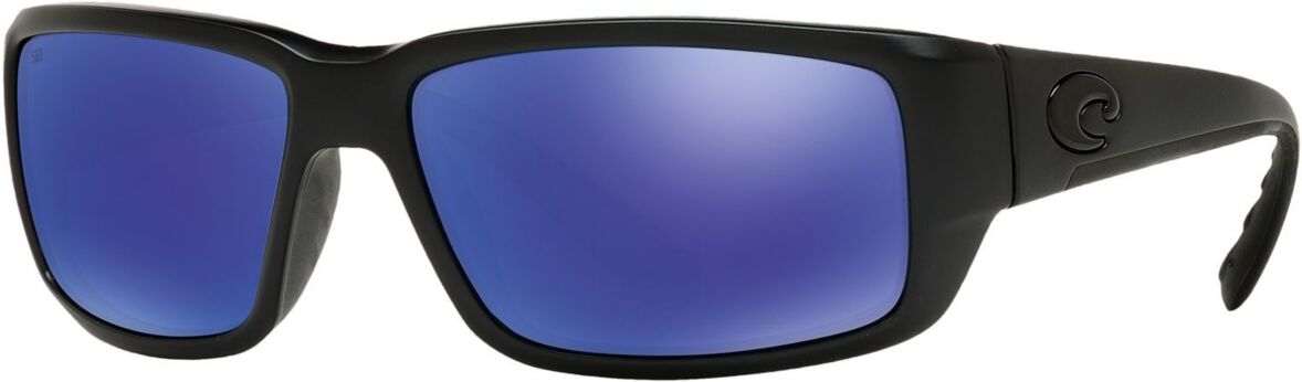 Costa Del Mar Men's Polarized Sunglasses, Fantail - Black/Mirror Blue Polarized