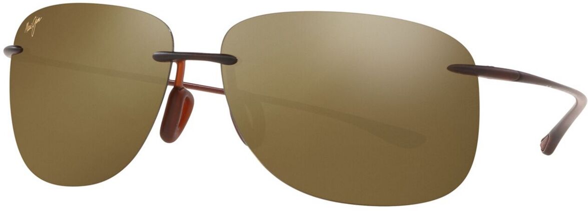 Maui Jim Unisex Hikina Polarized Sunglasses, Hikina - BROWN MATTE/BRONZE POLAR