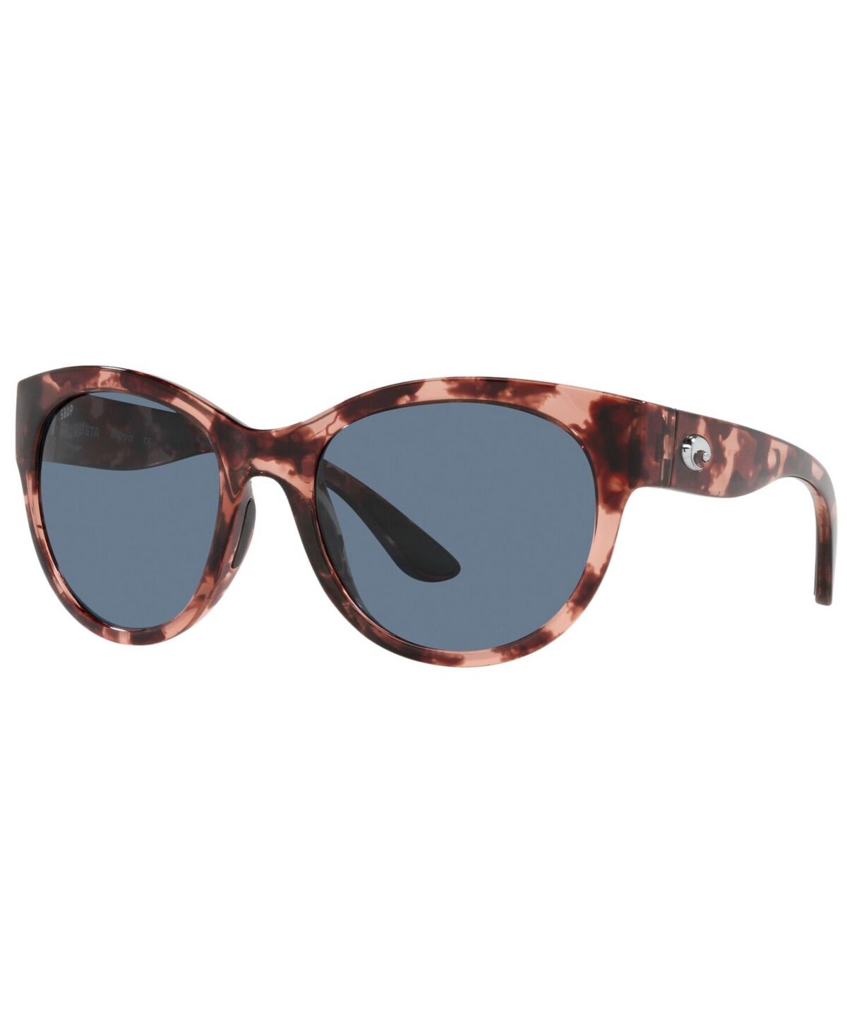 Costa Del Mar Maya Polarized Sunglasses, 6S9011 55 - SHINY CORAL TORTOISE/GRAY P