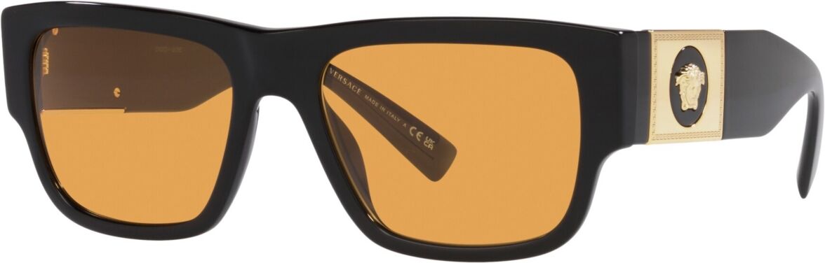 Versace Men's Sunglasses, 56 - Black