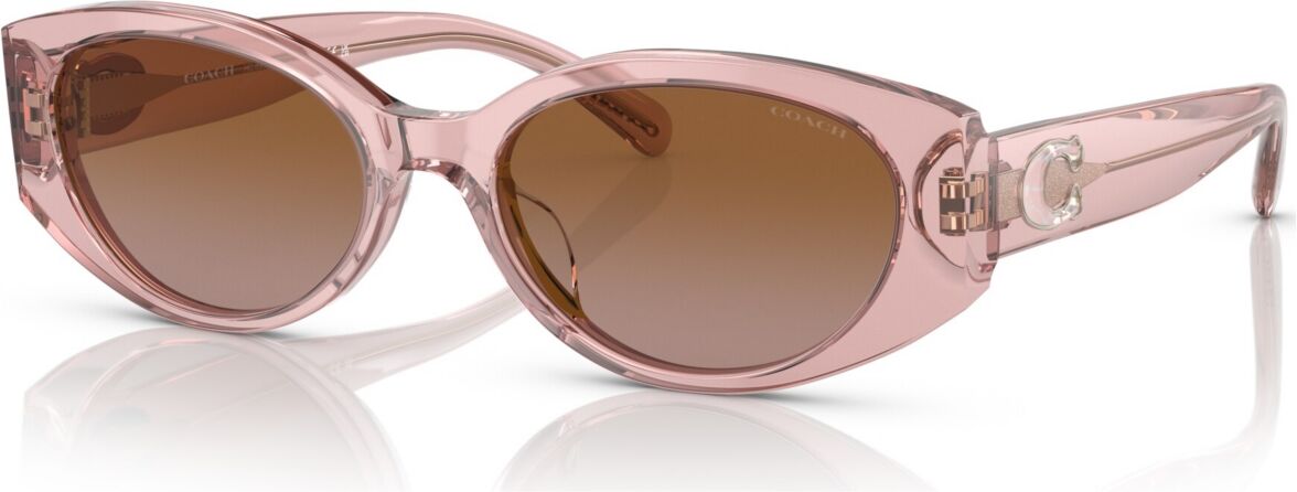 Coach Women's Sunglasses, HC8353U - Transparent Pink