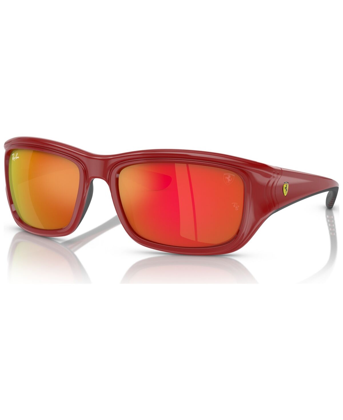 Ray-Ban Men's Sunglasses, RB4405M Scuderia Ferrari Collection - Red on Black