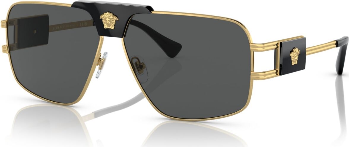 Versace Men's Sunglasses, VE2251 - Gold-Tone, Black