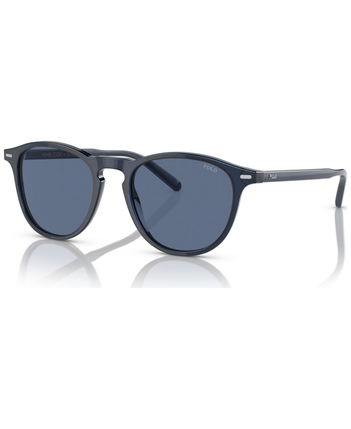Ralph Lauren Polo Ralph Lauren Men's Sunglasses, PH4181 - Shiny Transparent Navy Blue