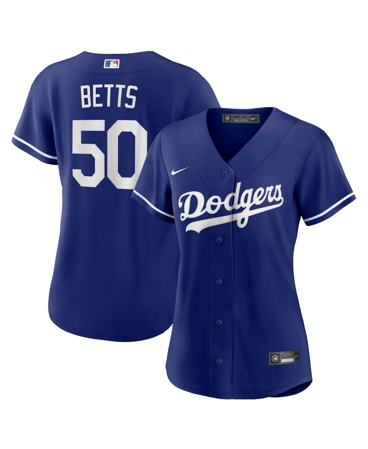 Nike Los Angeles Dodgers Women's Official Player Replica Jersey - Mookie Betts - Royal Blue