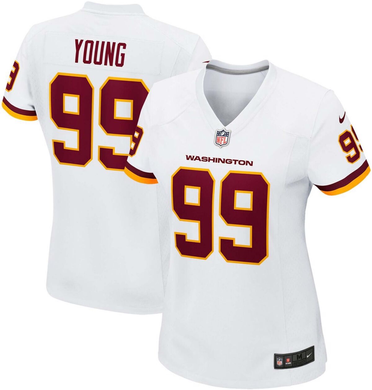 Nike Women's Chase Young White Washington Football Team Game Player Jersey - White