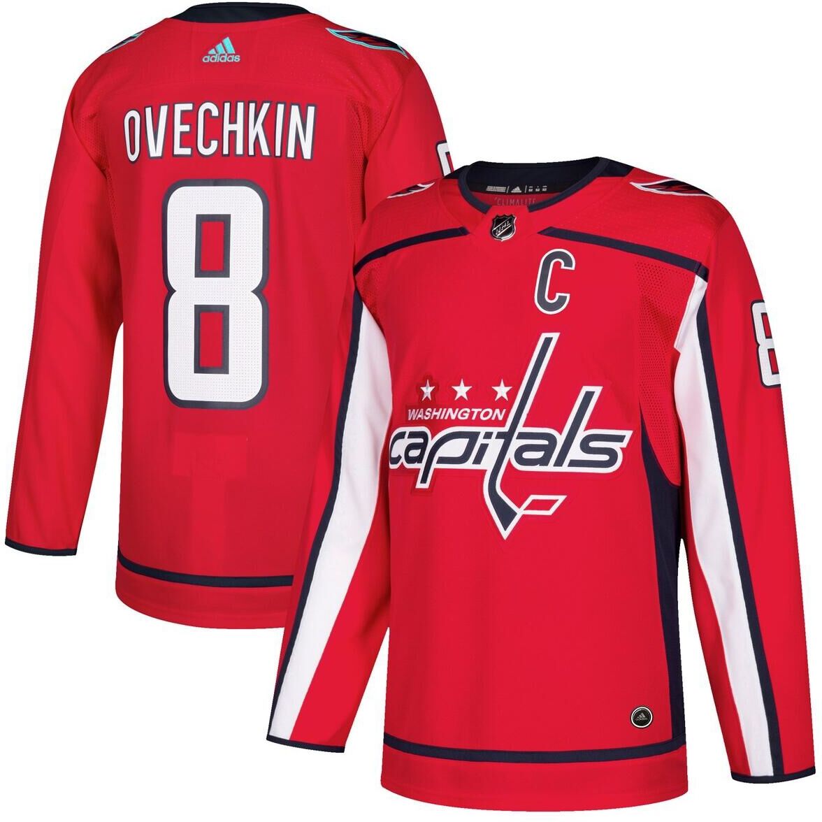 Adidas Men's adidas Alexander Ovechkin Red Washington Capitals Authentic Player Jersey - Red