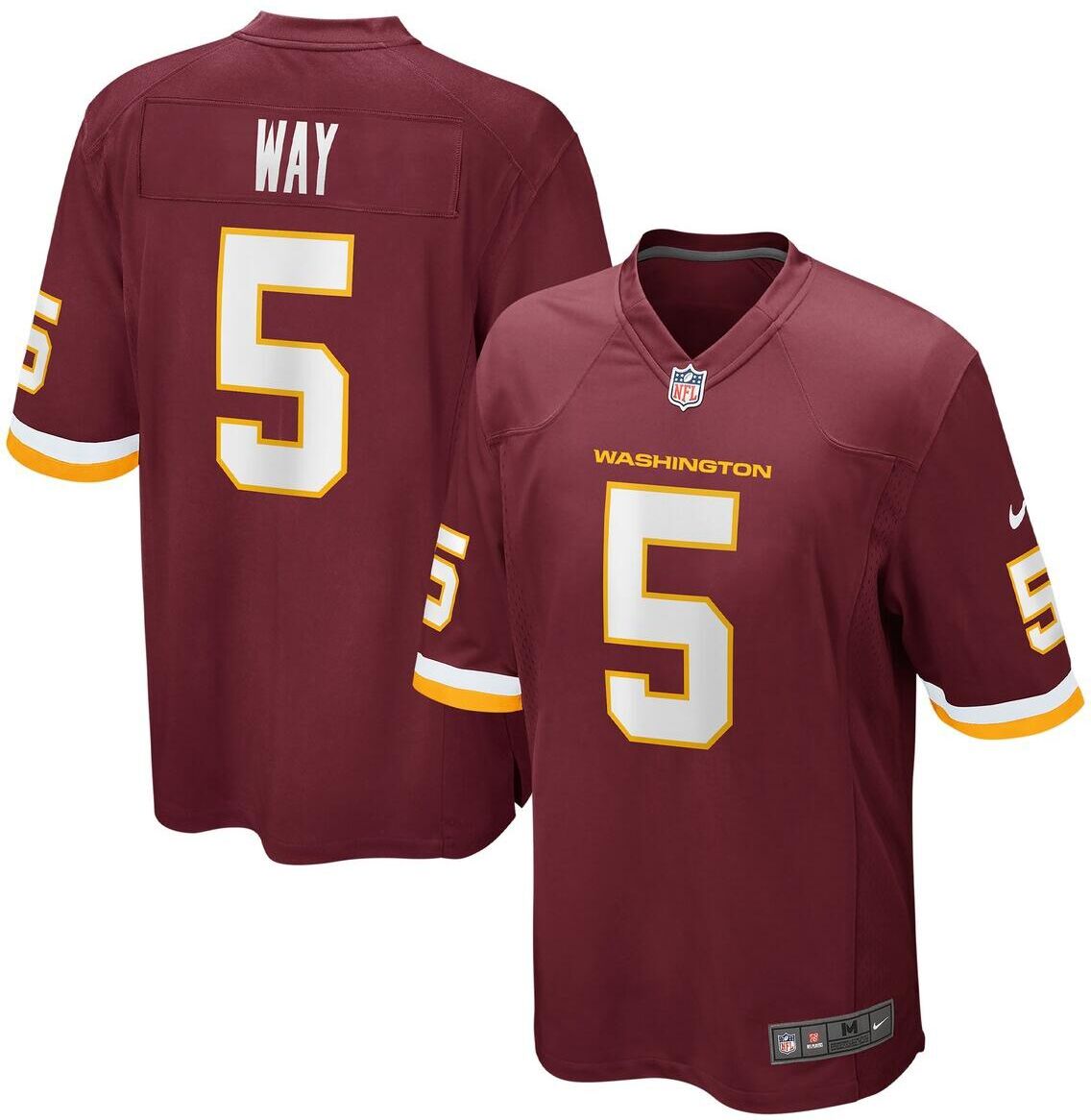 Nike Men's Nike Tress Way Burgundy Washington Football Team Game Jersey - Burgundy