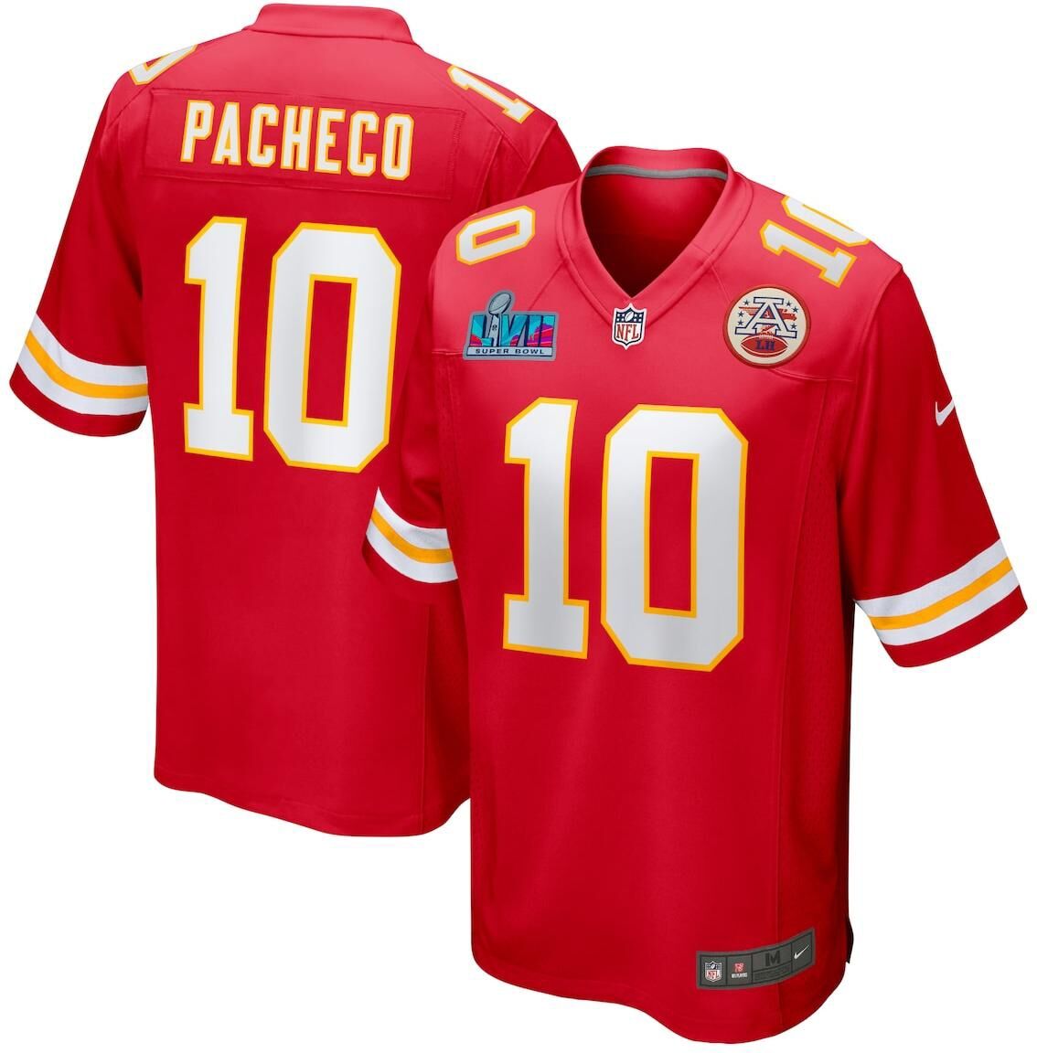 Nike Men's Nike Isiah Pacheco Red Kansas City Chiefs Super Bowl Lvii Patch Game Jersey - Red