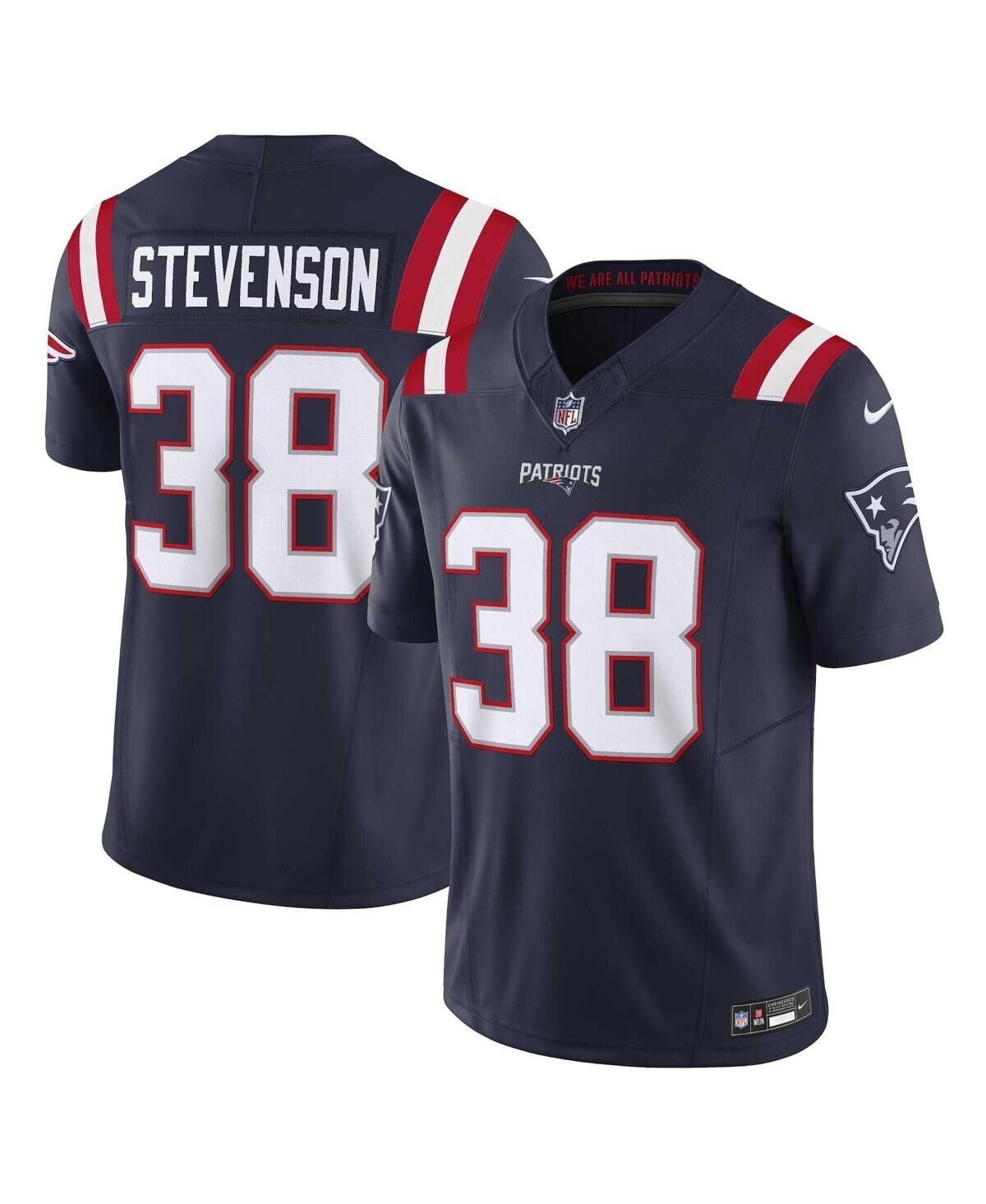 Nike Men's Nike Rhamondre Stevenson Navy New England Patriots Vapor F.u.s.e. Limited Jersey - Navy