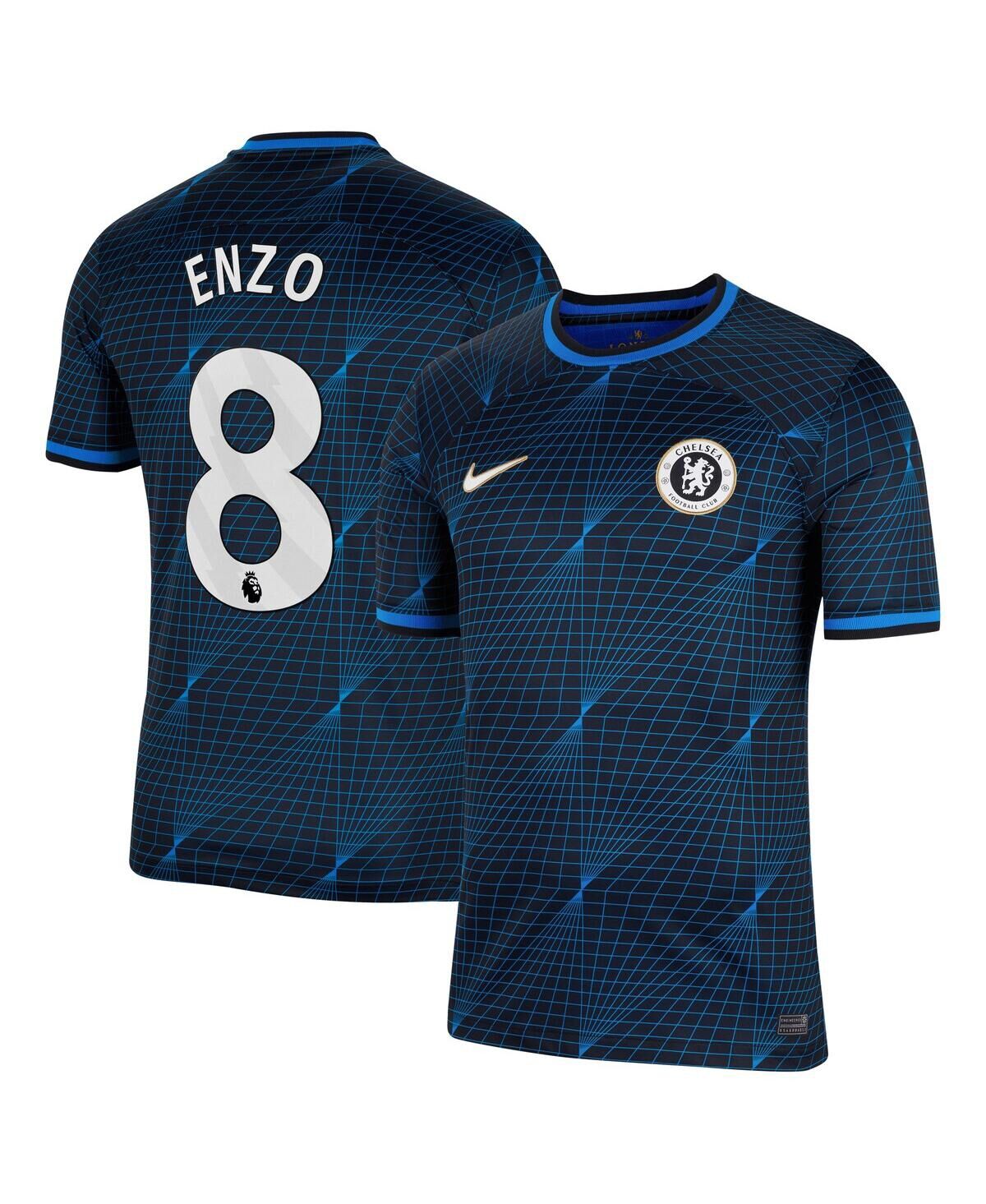 Nike Men's Nike Enzo Fernandez Navy Chelsea 2023/24 Away Stadium Replica Player Jersey - Navy
