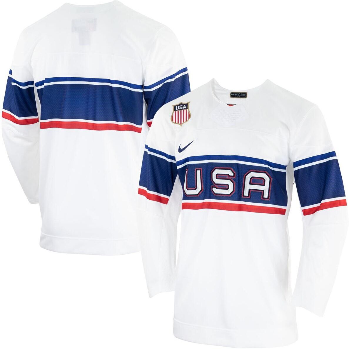 Nike Men's Nike White Team Usa Hockey 2022 Winter Olympics Collection Jersey - White