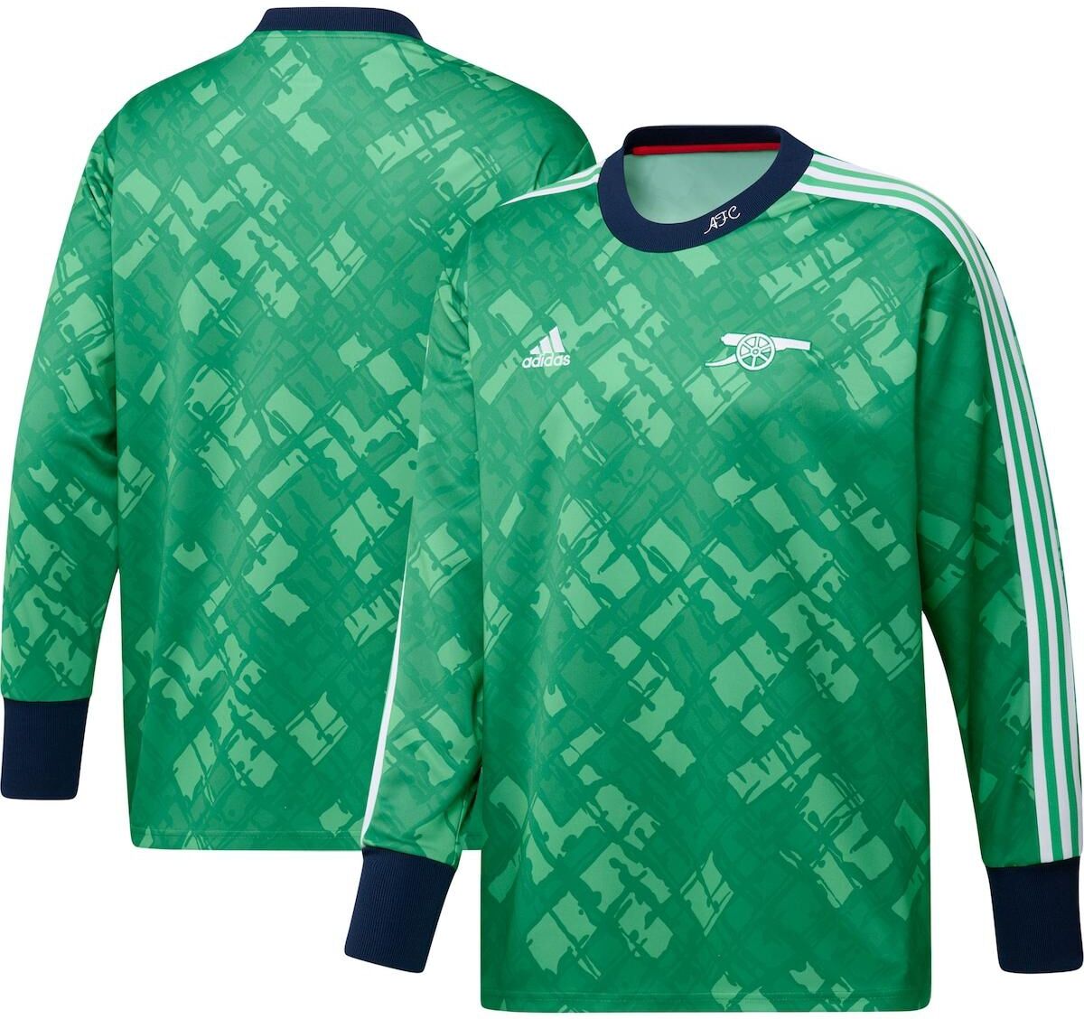 Adidas Men's adidas Green Arsenal 2023/24 Authentic Football Icon Goalkeeper Jersey - Green